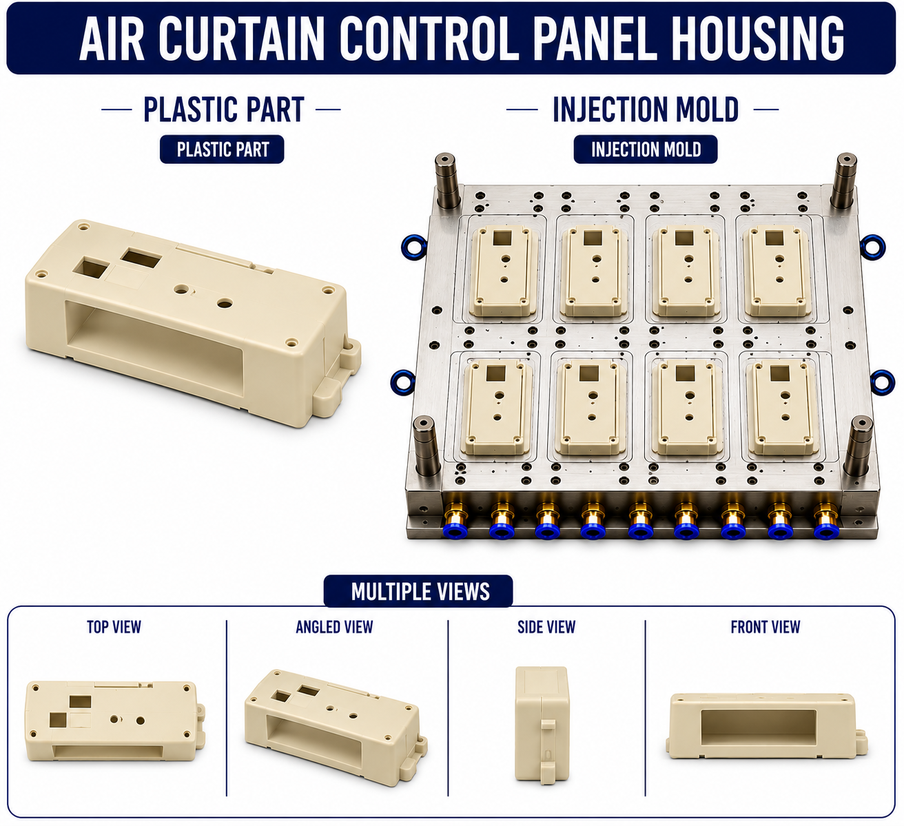 Air Curtain Plastic Control Panel Housing Mould and Moulding Service